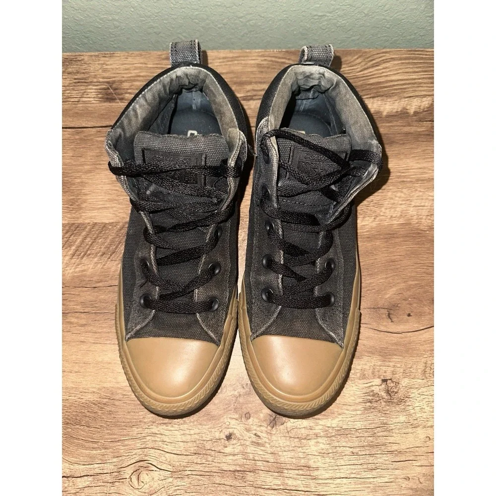 Converse Chuck Taylor All-Star Black Dark Honey Men's 5.5US Wome 7.5US Pre-Owned - Picture 7 of 9